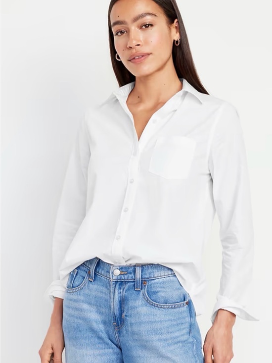 Old Navy Tops - Old Navy White Button-Down Shirt